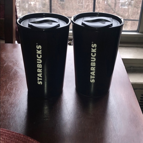 New 2 Starbucks double walled 8oz tumblers